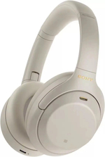 Беспроводные наушники Sony WH-1000XM4/S с шумоподавлением, Серебристые