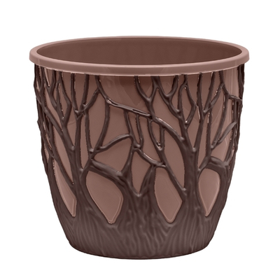 Кашпо "Форест" (3,5л.) Цв. Коричневый/Мокачино