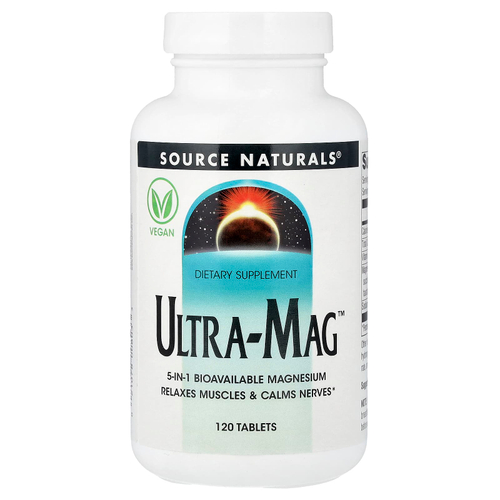 Source Naturals, Ultra-Mag™, комплекс магния,120 таблеток