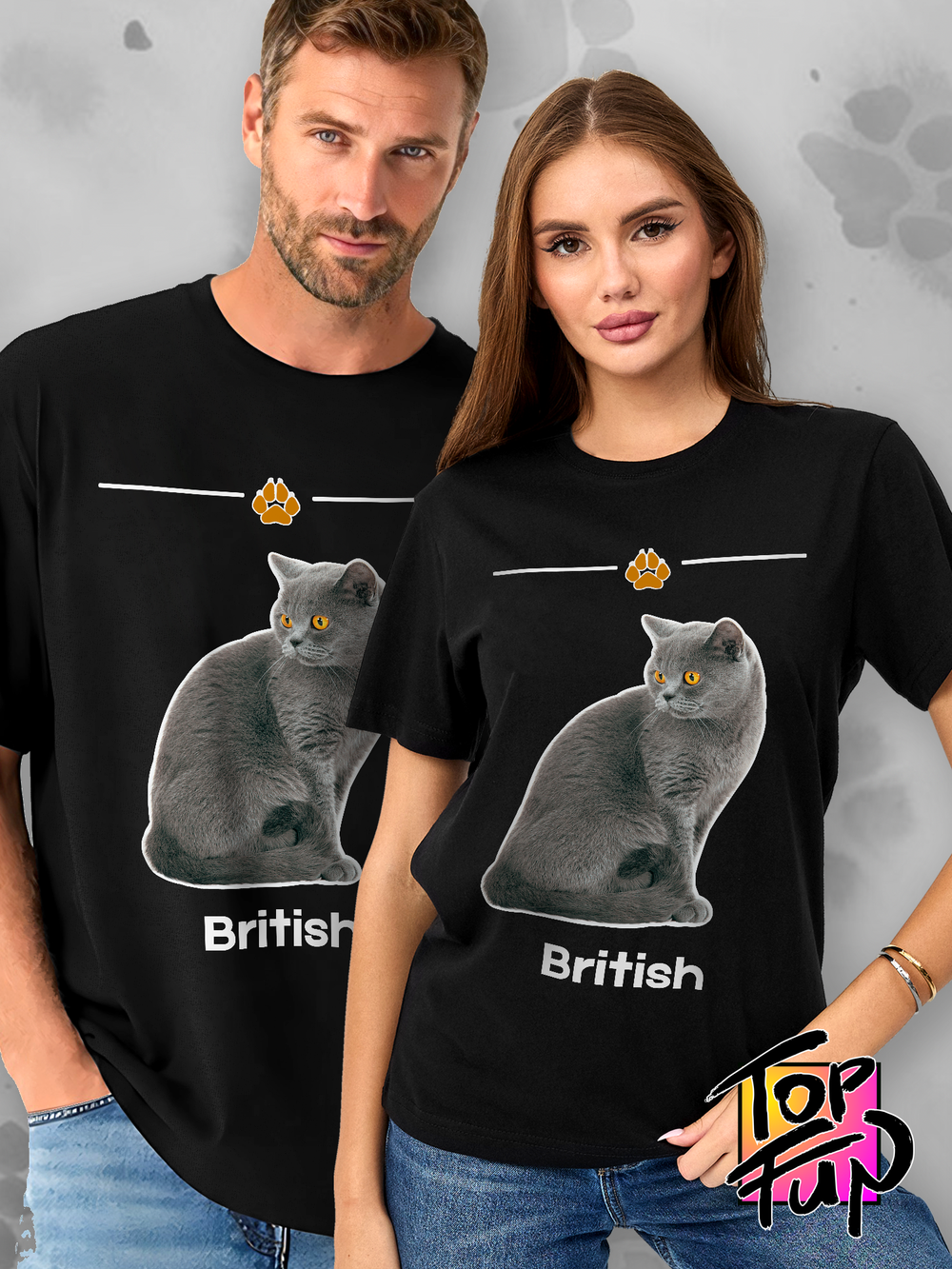 Футболка британская кошка