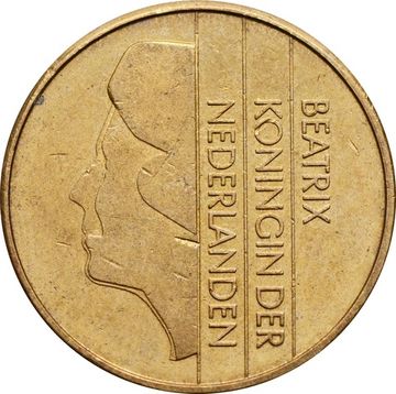 5 гульденов 1988-2001 Нидерланды