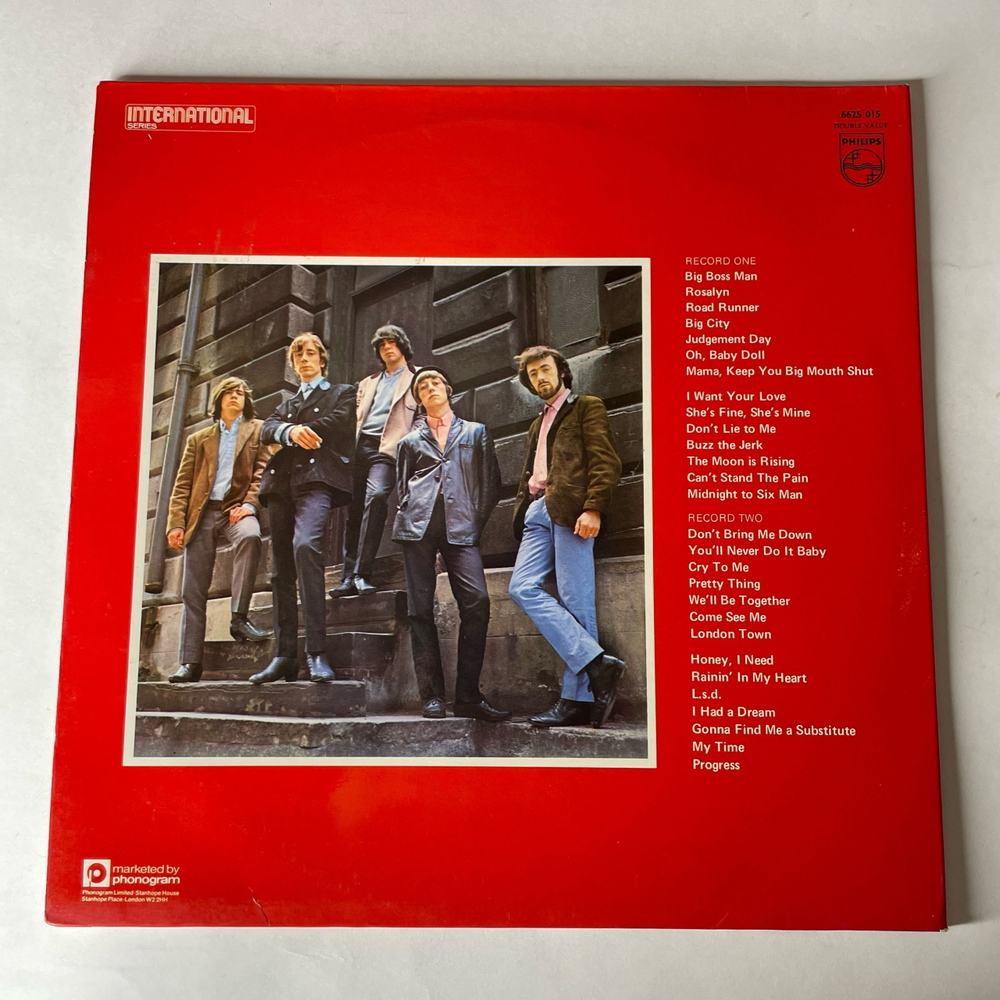 Винтажная виниловая пластинка LP The Pretty Things Greatest Hits 1964 1967 (Англия 1975)