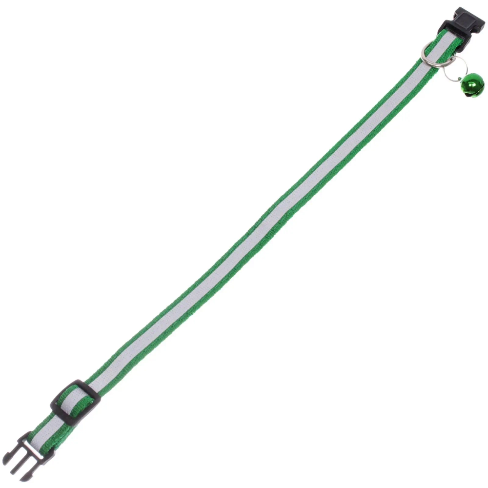 Ошейник с колокольчиком 1*19-32см «Zoo City-Примула» микс цветов (минивложение 12шт)✦