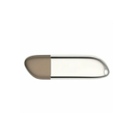 Флеш-драйв 64ГБ NETAC U352, USB 2.0, металлический корпус, серебристый