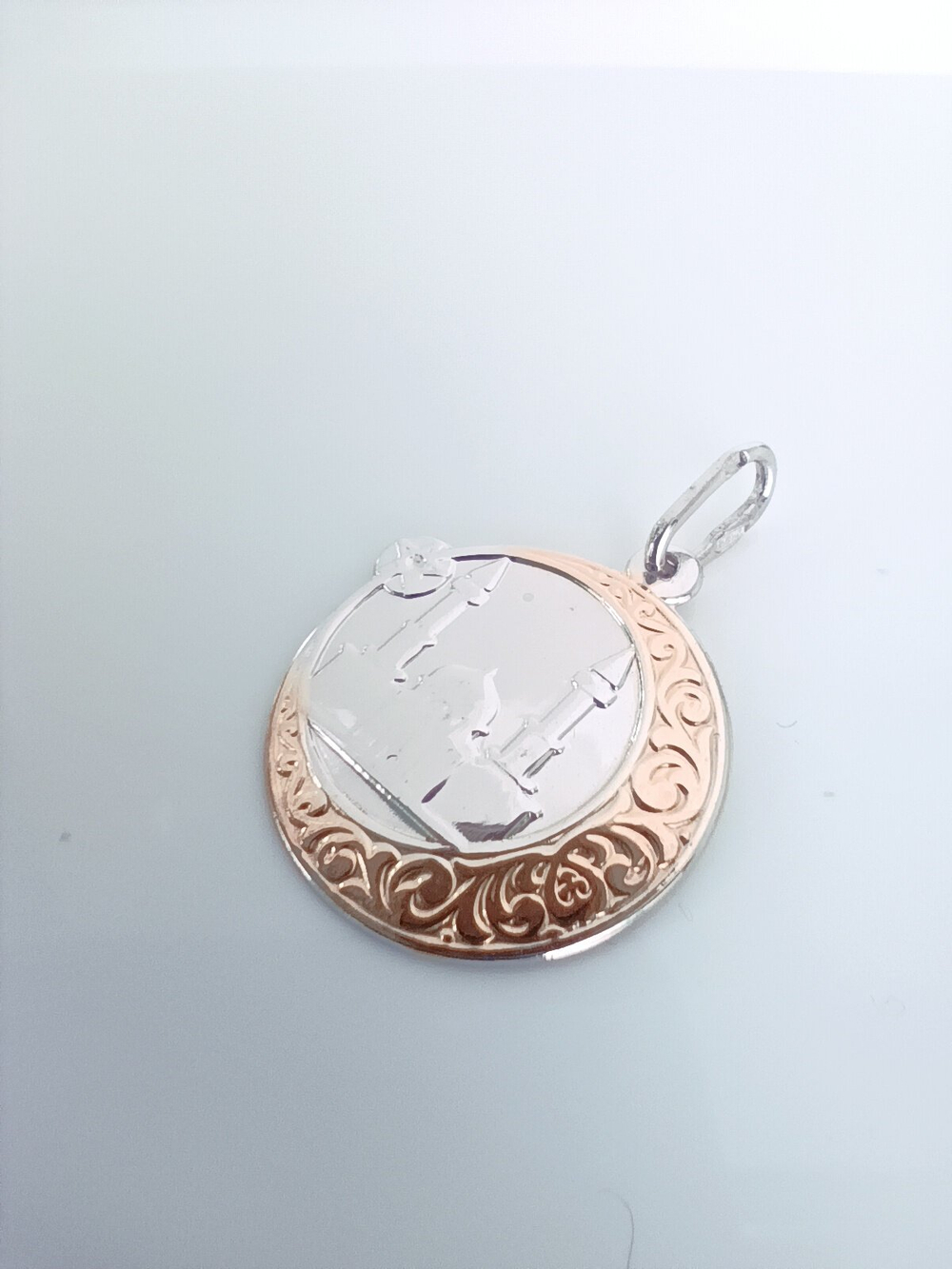 Подвеска Эстерелла, серебро 925*, родирование, золочение/Ф