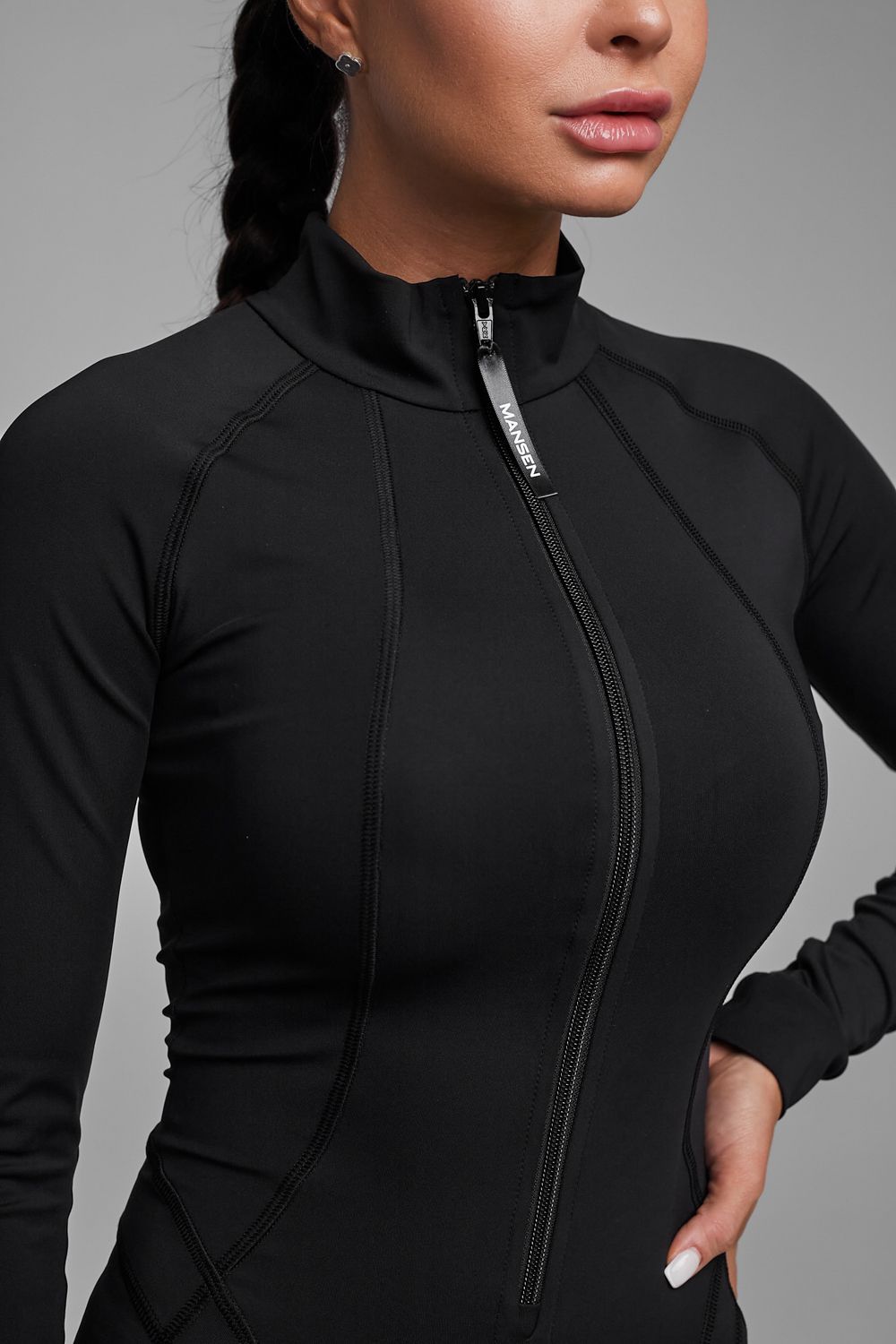 Комбинезон Fit Black с леггинсами