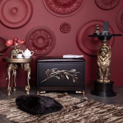 Банкетка Oliva Branch (Олива Бранч) Каштан Амбер