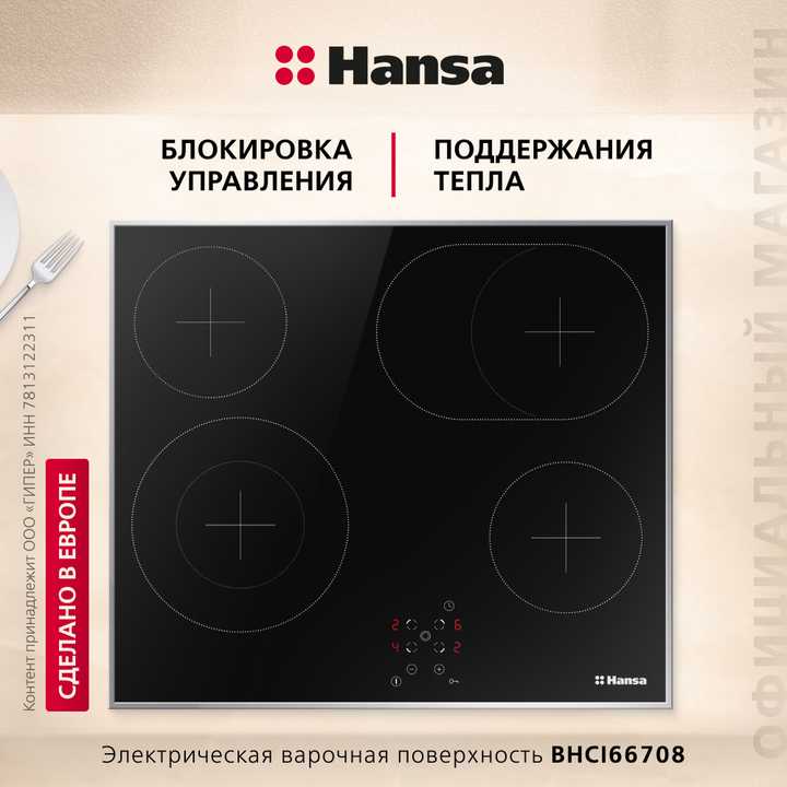 Электрическая панель Hansa BHCI66708