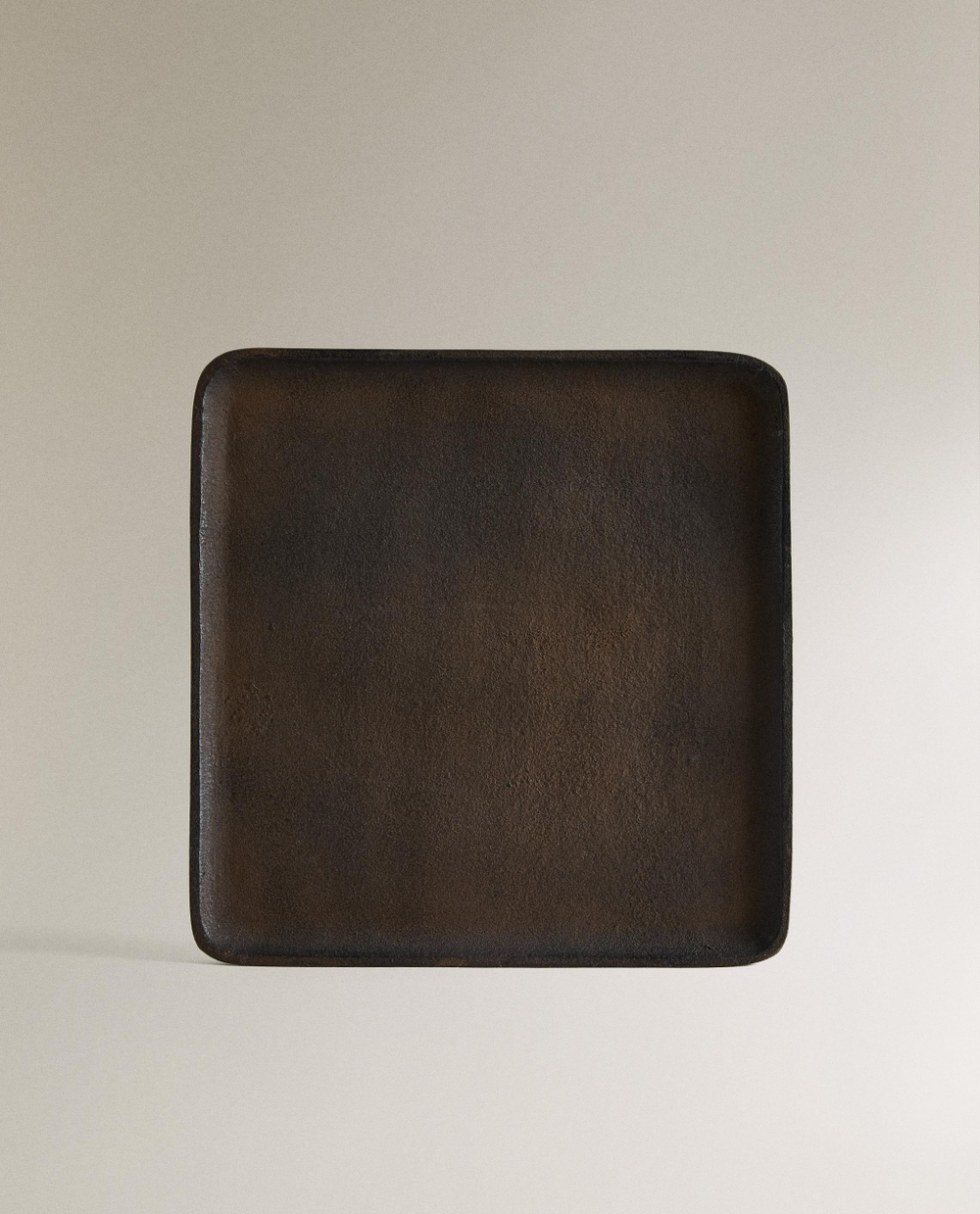Декоративный поднос Zara Home, 1х24х24.5 см, чёрный, 6478/040