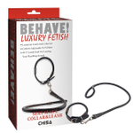 Ошейник с поводком Sexy Slave Collar & Leash (Цвет: черный)