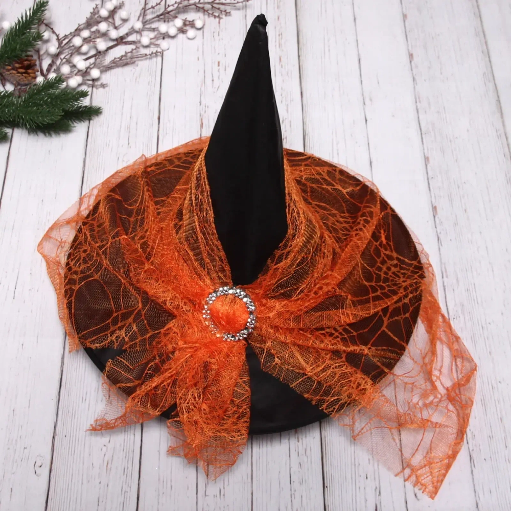 Шляпа карнавальная «Чародейка» 32 см, d-38 см, микс