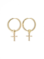 Серьги White Cross Congo Gold