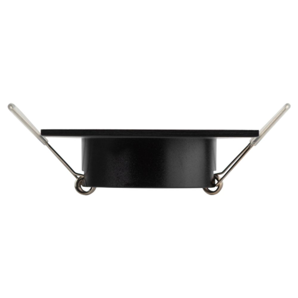 KL57 SL/BK Светильник ЭРА литой алюминевый MR16,12V/220V, 50W серебро/черный