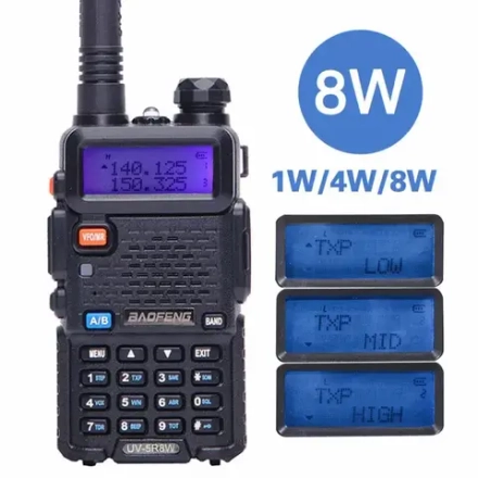 Рация Baofeng UV-5R 8W (3 режима мощности)