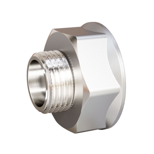 Переходник латунный LD LD Pride DN50х32 (2"ВР х 1 1/4"НР) лат ник с бирко