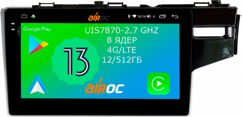 Магнитола для Honda Fit 3 2013-2020 - Airoc 2K AU-1912R на Android 13, Быстрейшая, SIM-слот