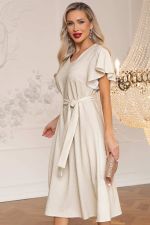 Платье вечернее Мелодия любви (крем-брюле) П14493-4М LT Collection