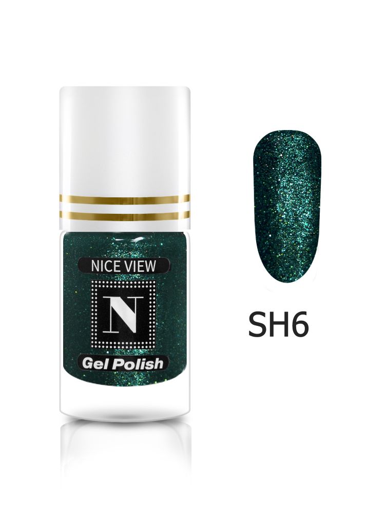 Nice View Гель-лак для ногтей Luma Shimmer, SH-006, Malachite, 12 мл