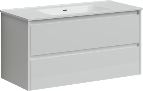 Тумба с раковиной Sancos Libra, 99 см., эмаль белый, LB100W