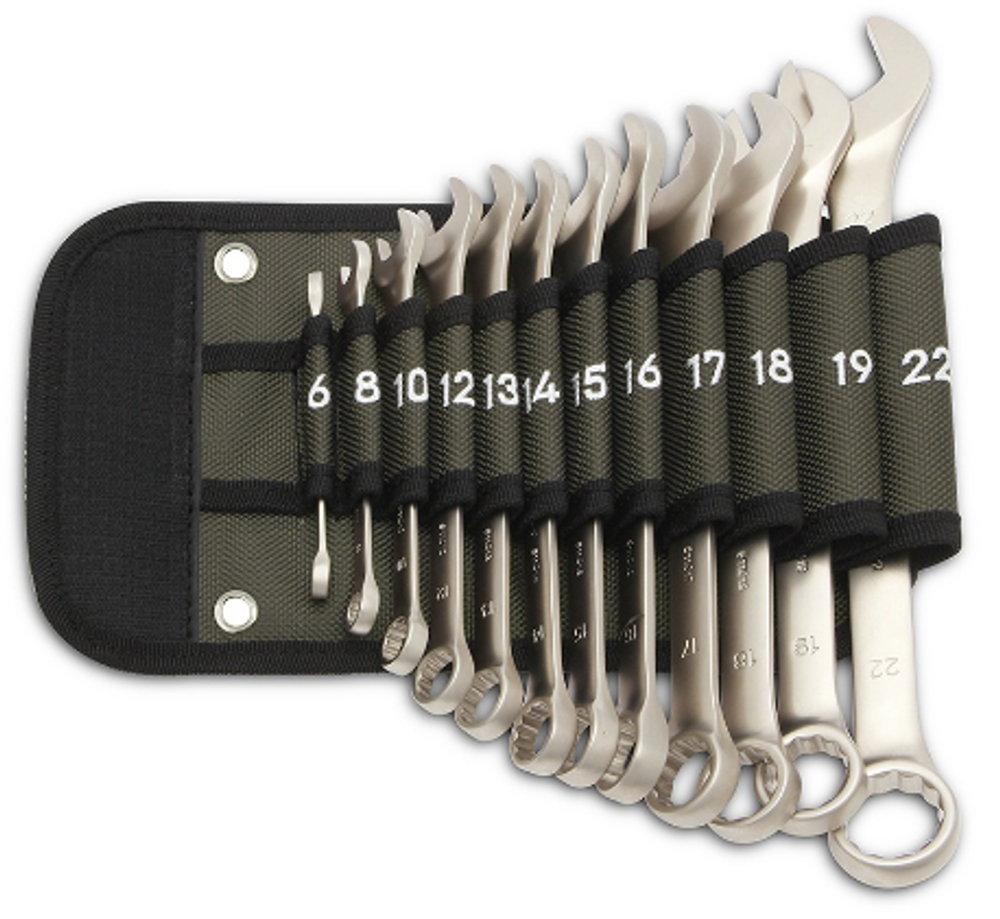 Набор ключей комбинированных 12шт., в фирменной сумке (6,8,9,10,12,13,14,17,19,22мм.)