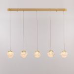 Подвесной светильник MD25030003-5B gold/clear