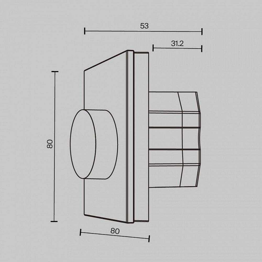 Панель-диммер сенсорный встраиваемый Maytoni DALI 721033