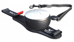 Поводок-рулетка Lishinu Original д/мелких пород собак(6-30 кг, 3 м), белый