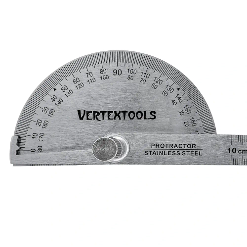 ТРАНСПОРТИР С ЛИНЕЙКОЙ 90х150мм (1/ 20/ 120)