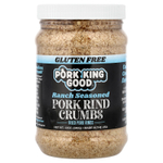 Pork King Good, Крошки из свиной шкуры, со вкусом ранчо, 340 г (12 унций)