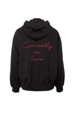 «Zip hoodie in love» Худи на молнии с вышивкой.
