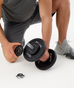 Гриф гантельный BB-107 d=25 мм, металлический, хромированный, 35 см