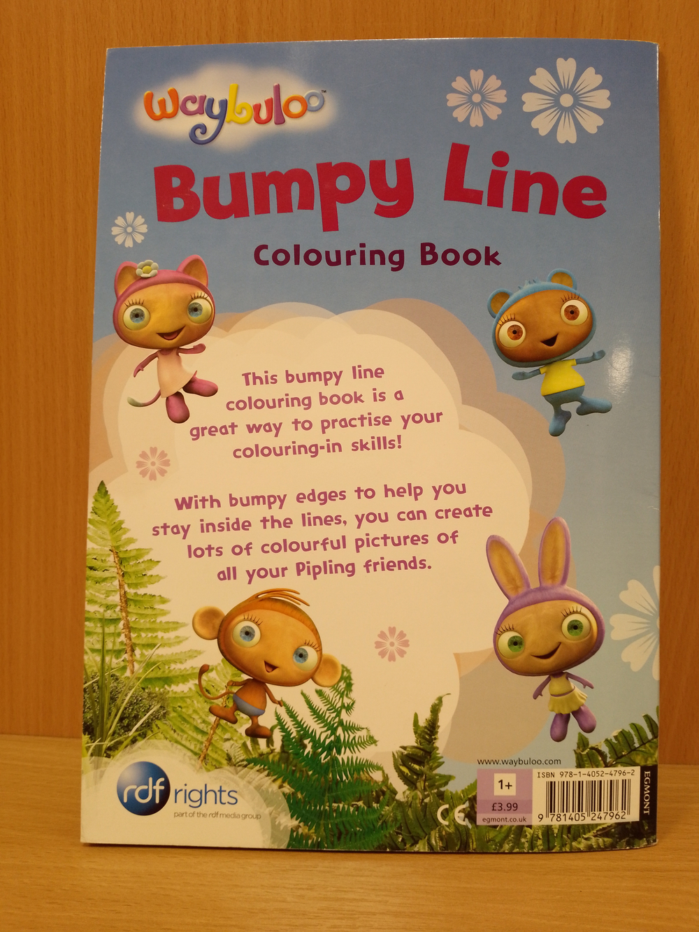 Waybuloo Bumpy Line Colouring Book