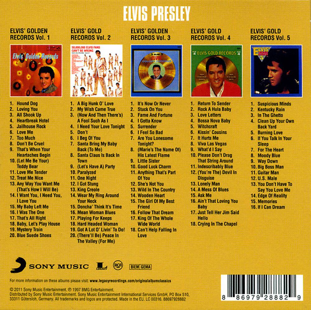 Elvis Presley / Original Album Classics (5CD)