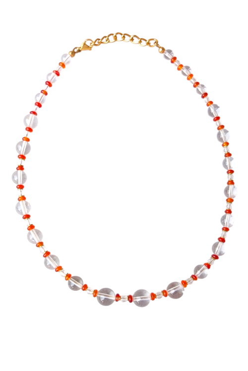 Комплект украшений из кварца