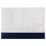 Планинг настольный недатированный ЕЖЕМЕСЯЧНИК (490х350 мм), гребень, 12 л., календарь на 4 года, 18с8