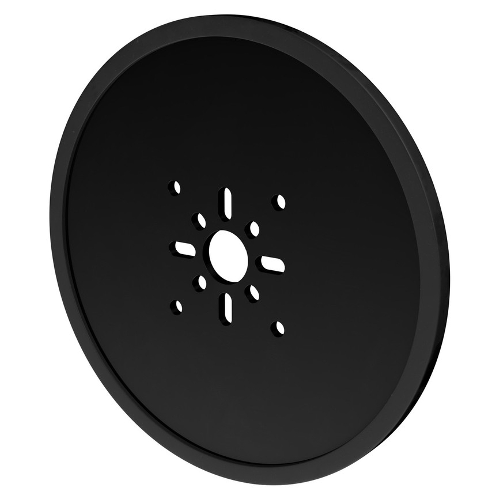 3607 Series Disc Wheel (14mm Bore, 120mm Diameter, Black) - 2 Pack