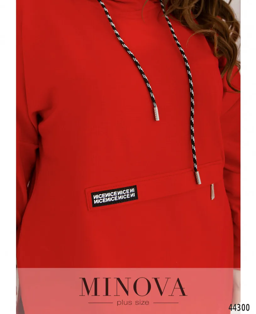 Костюм 17-249-черный-красный Minova