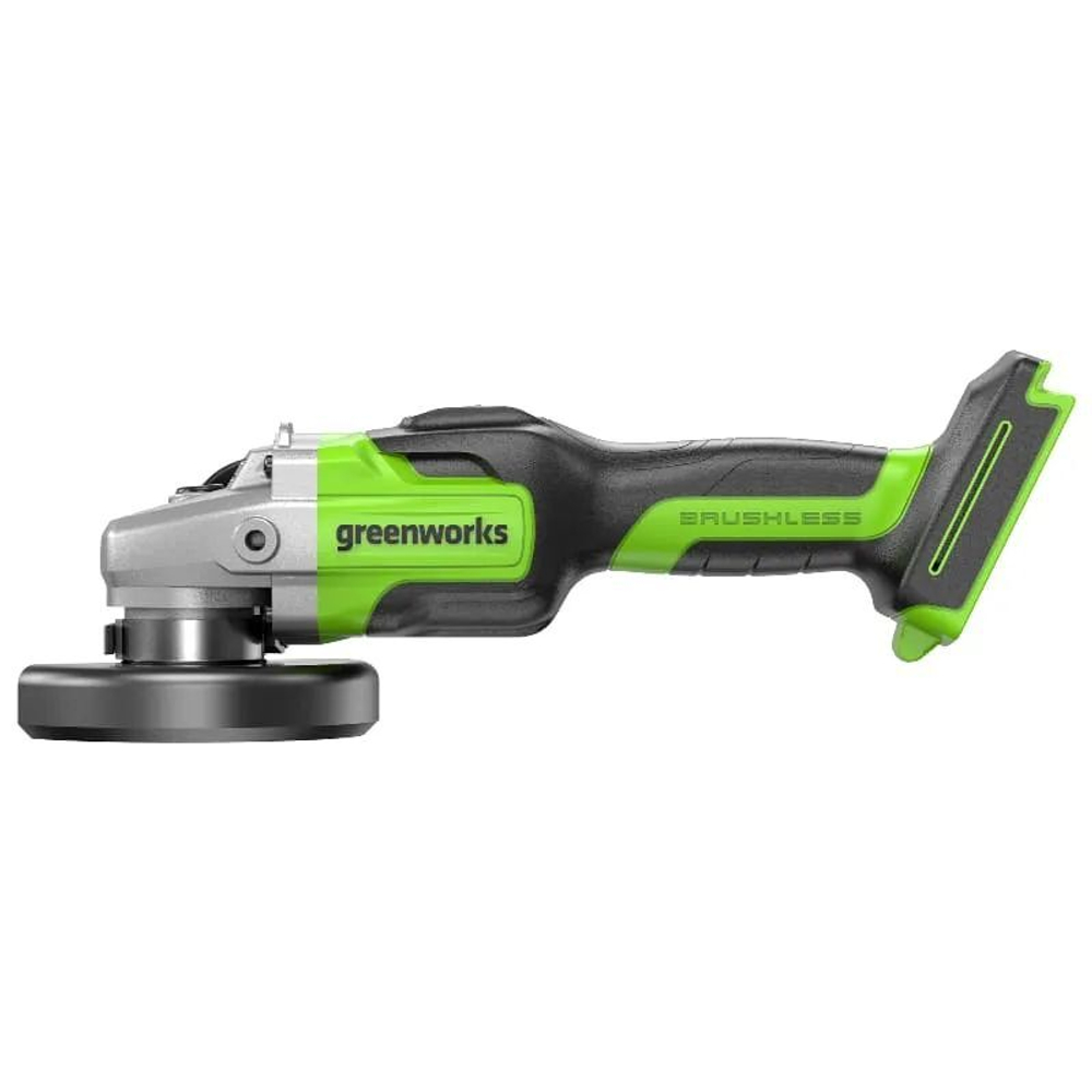 Угловая шлифовальная машина, аккумуляторная Greenworks 24V, бесщеточная, c 1хАКБ 4