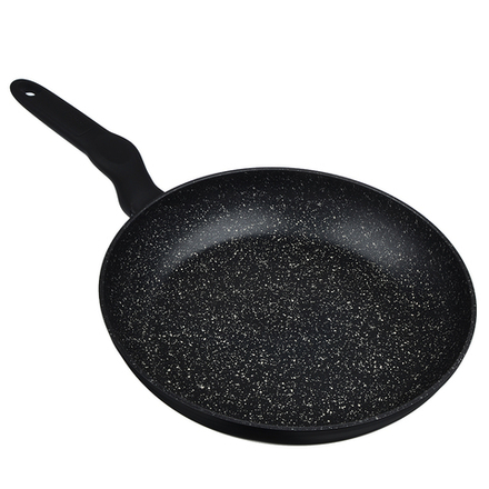 SATOSHI Стоун Сковорода литая d28см, антипригарное покрытие Мрамор, индукция