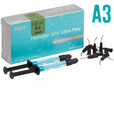 Herculite XRV Ultra Flow цв.A3 (2шпр.х2г, насадки-20шт.)