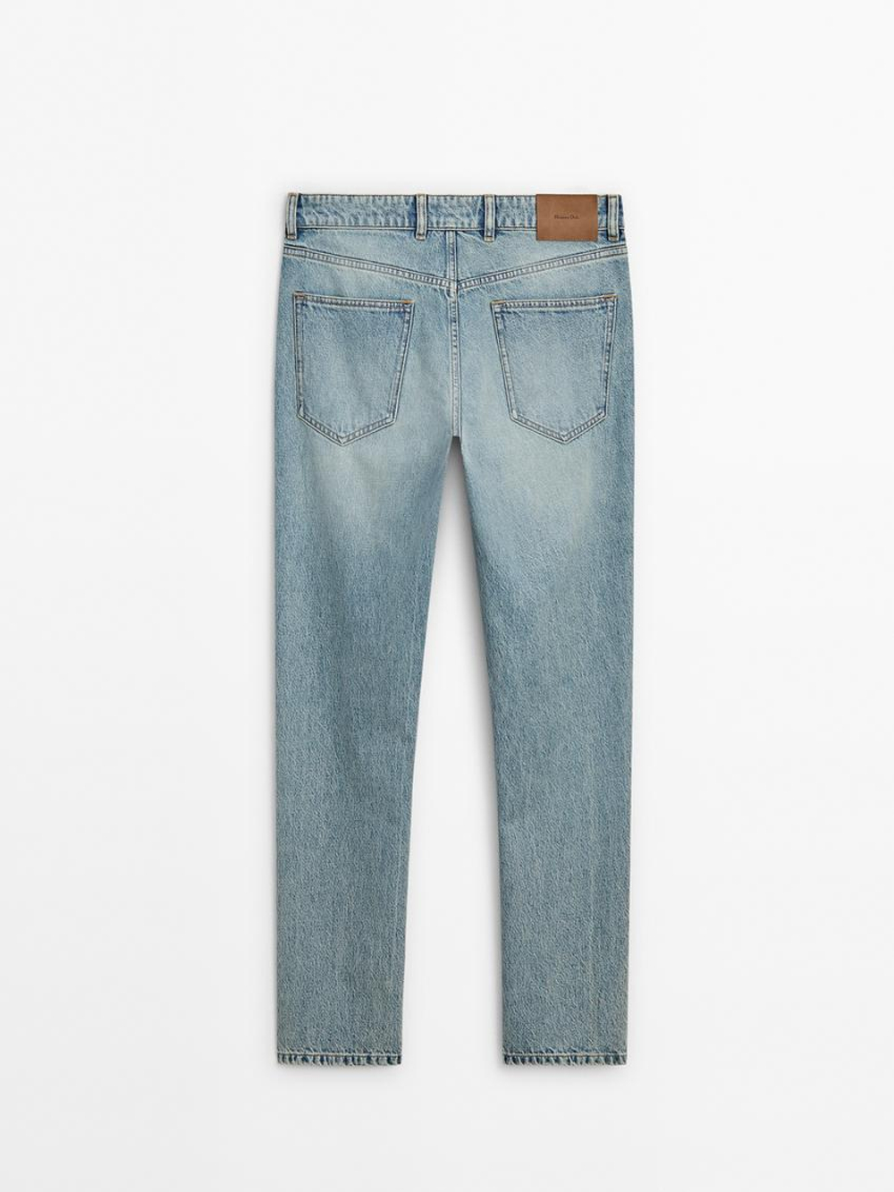 Massimo Dutti Джинсы из 100% хлопка, индиго