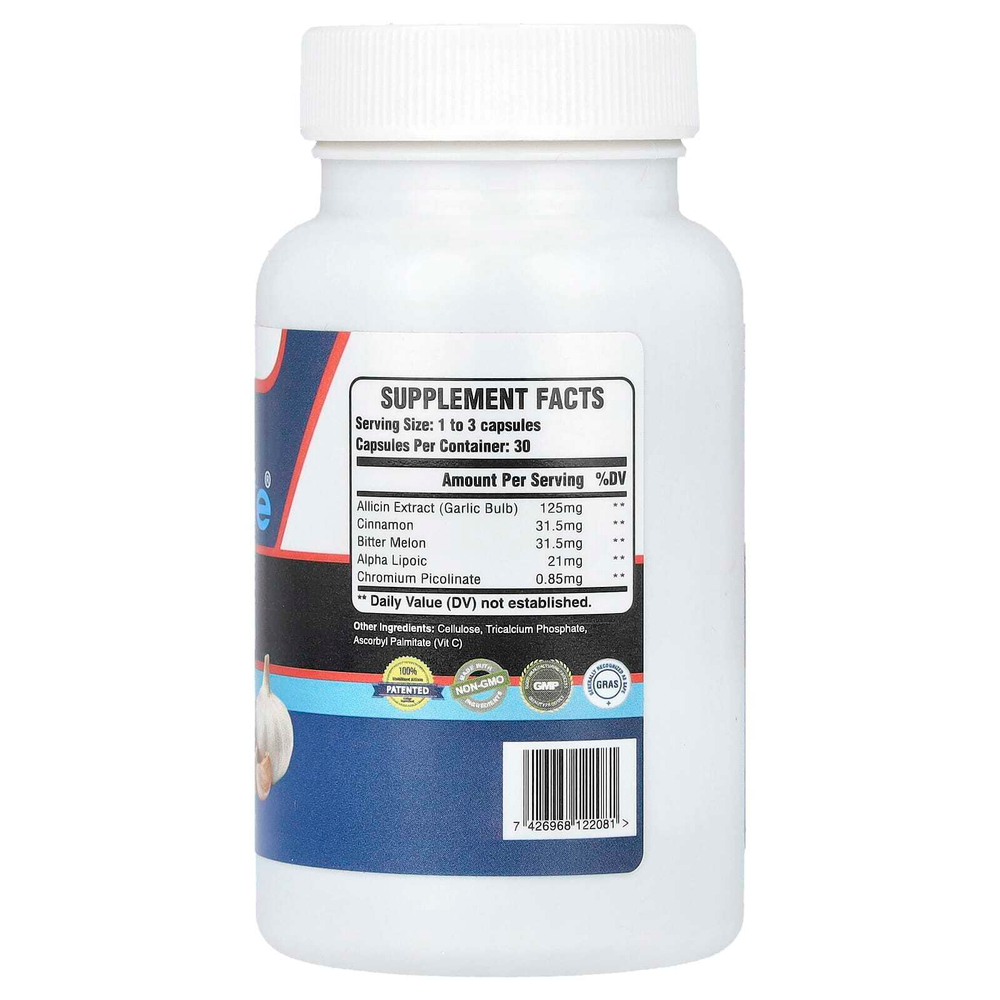 Allimax, VolDox, Diabalife®, аллицин, 30 вегетарианских капсул