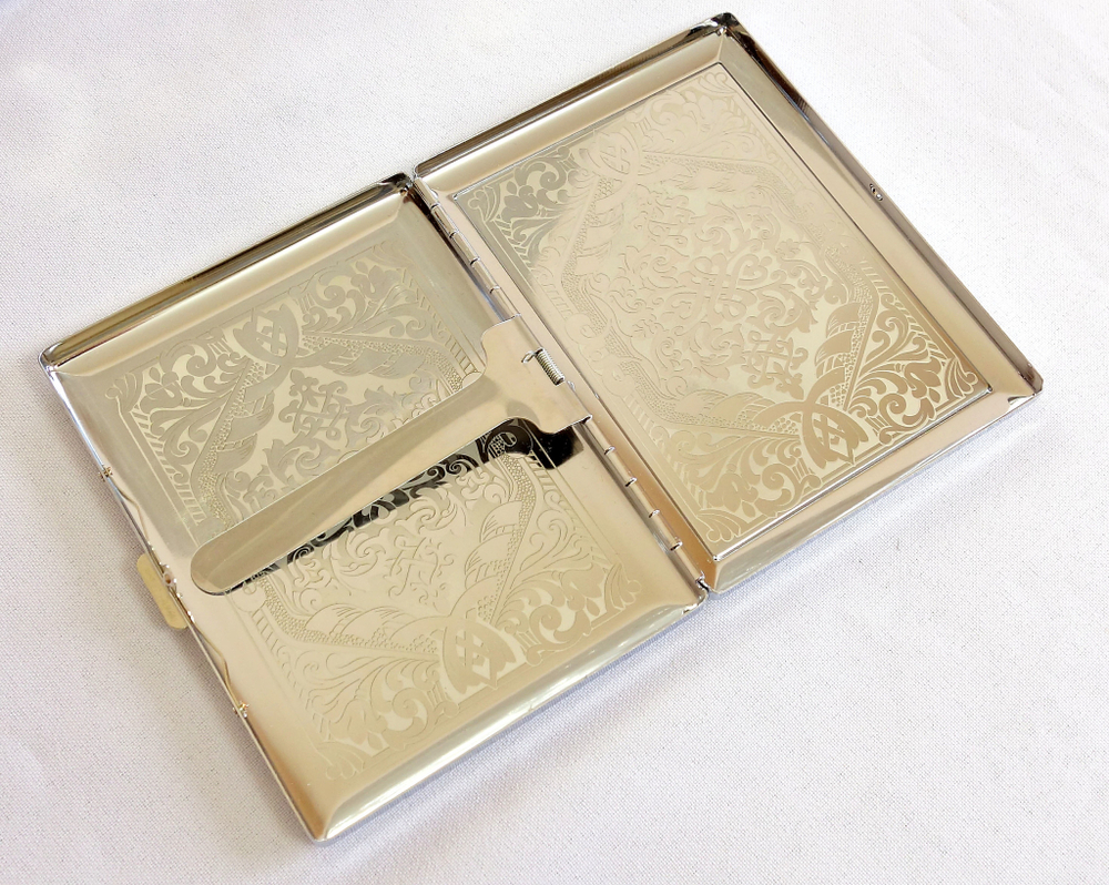 Портсигар "Герб РФ" на 10 сигарет