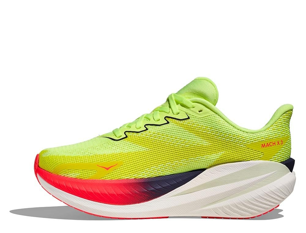 Женские кроссовки для бега Hoka Mach X 3 W Лимонно-Красные
