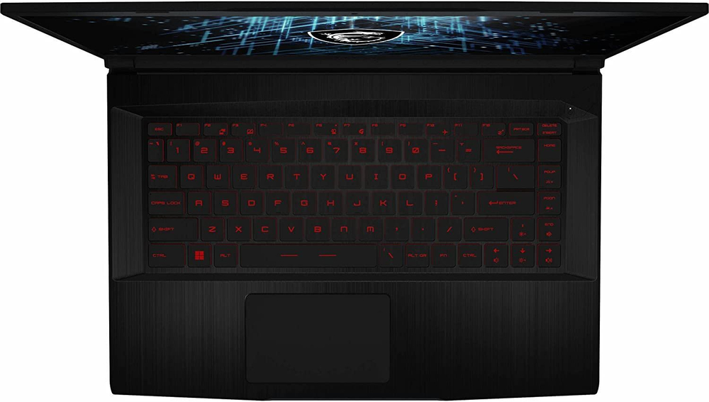 Ноутбук MSI GF63 12HW-005XRU Core i5 12500H 16Gb SSD512Gb Intel Arc A370M 4Gb 15.6" IPS FHD (1920x1080) Free DOS black WiFi BT Cam (9S7-16R712-005)