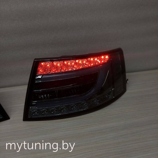 Задние фонари LED TAIL LIGHTS SMOKE для AUDI A6 C6 СЕДАН 04-08