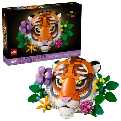Конструктор LEGO ART 31217 Коллекция представителей фауны - Тигр