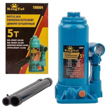 Домкрат бутылочный 5т KINGTUL