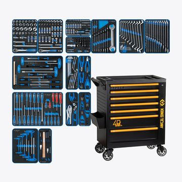 Наборы инструментов в тележках