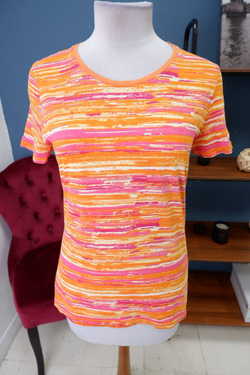 Футболка Charies Vögele пестрая 46 размер